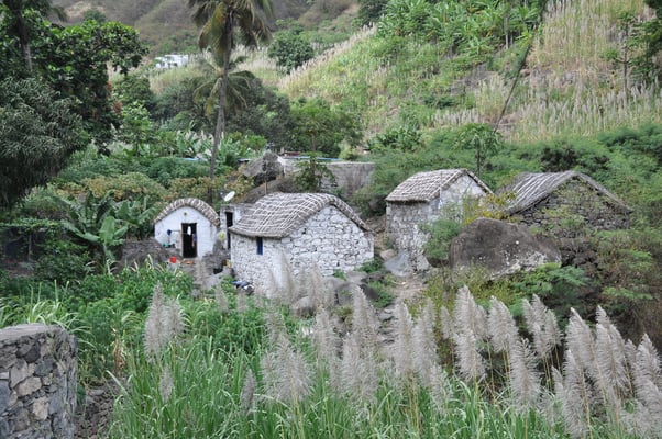 Kap Verden, Insel Santo Antao, Bergdorf Fontainhas
