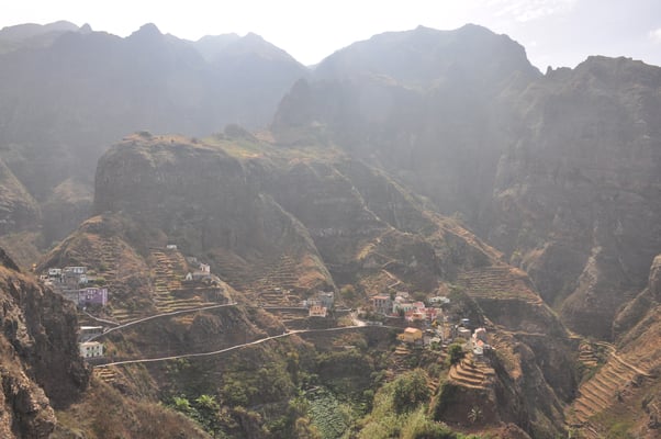 Kap Verden, Insel Santo Antao, Bergdorf Fontainhas