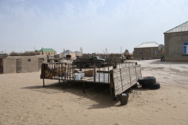 Turkmenistan, Besuch eines Dorfes