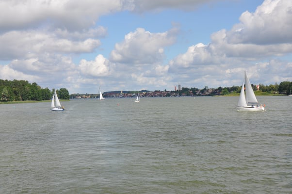 Fahrt auf dem Masurischen See Mazurski Park Krakjobrazobi