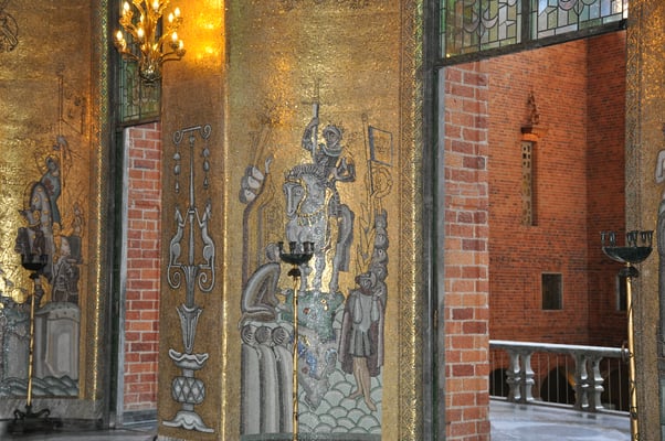 Schweden, Stockholm, Rathaus, (Verleihungsort der Nobelpreise)