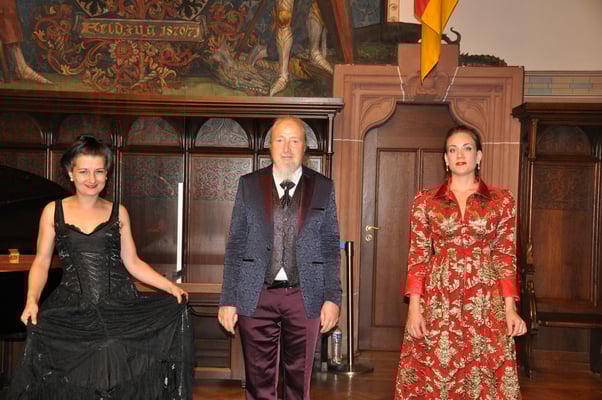 KuBe Konzert "Gefühlswelten des Barock", 28. August 2020, Rathausfestsaal, Saarbrücken, Natalia Malkova, Michael Britz, Elisa Wehrle