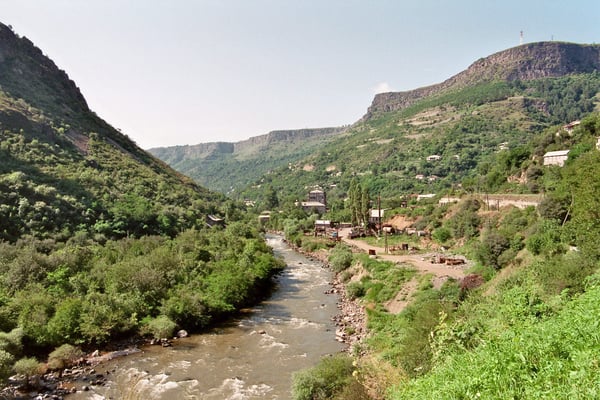 Sevansee mit Jungfrau Marienkirche
