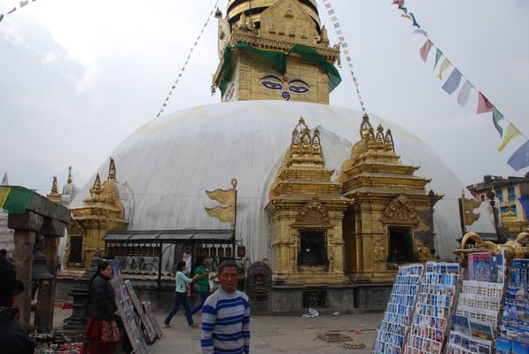 Nepal, Kathmandu, Stupa von Swayambhunath
