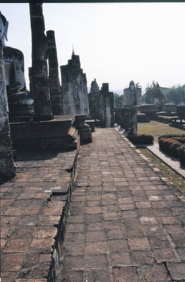 Thailand, Sukuthai, Wat Maha Dat