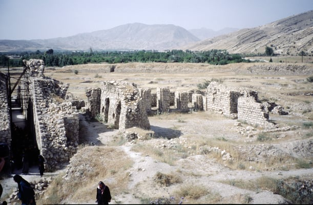 Iran,  Firuzabad, sassanidische Palastanlage
