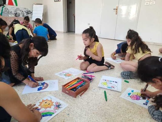 Activités des enfants à l'occasion de la semaine de l'accueil