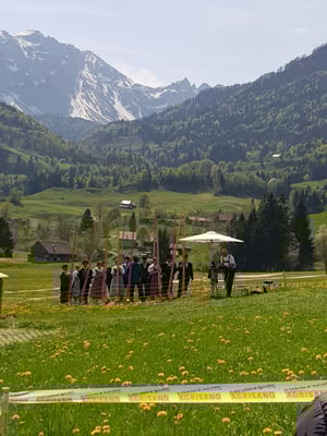 Kurz vor dem Wettvortrag