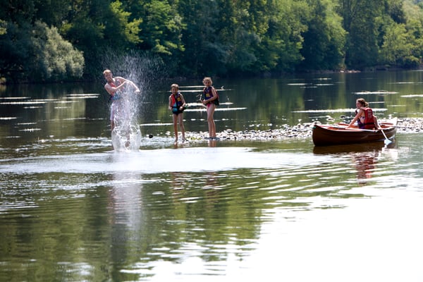 Canoë sur la Dordogne