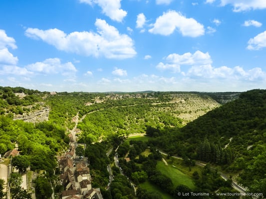 Vue sur les Causses du Quercy