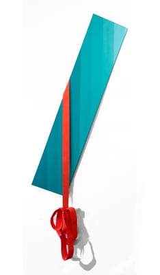 2- Mutación 2 - Intervalo - Serie Mutaciones del Espíritu-  Acrílico y textil manufacturado sobre tela - 120x160cm-2019 - ©María de la Vega/SpiritusDLV