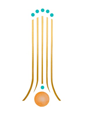 6- Yo soy - Serie Mutaciones del Espíritu - Acrílico y acuarela sobre papel- 2025 - ©Maria de la Vega-Spiritus DLV