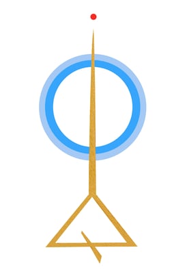 5-Revelar - Serie Mutaciones del Espíritu - Acrílico y acuarela sobre papel- 2025 - ©Maria de la Vega- Spiritus DLV 