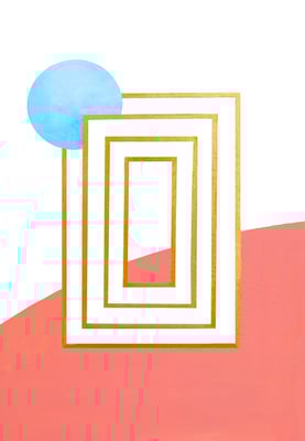 4-Esperarte - Serie Mutaciones del Espiritu- Acrílico y acuarela sobre papel- 2025 - ©Maria de la Vega- Spiritus DLV