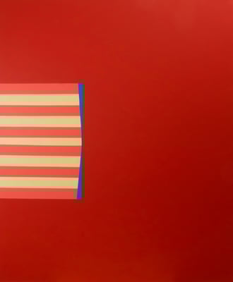 4- Contemplativo - Intervalo- Serie Mutaciones del Espíritu -  Acrílico sobre tela - 100 x 120 cm - 2019- ©María de la Vega/SpiritusDLV