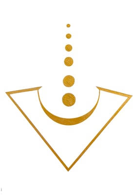 8- Alta Frecuencia- Acrílico sobre papel- 2025 - ©Maria de la Vega-Spiritus DLV