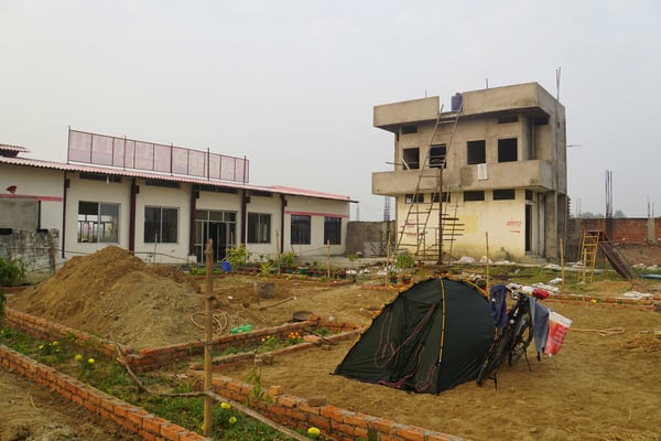 Hier habe ich gut geschlafen - und Fluchtpläne geschmiedet...