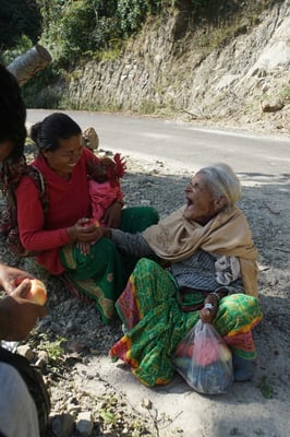 Und gelacht hat sie herzhaftestens...