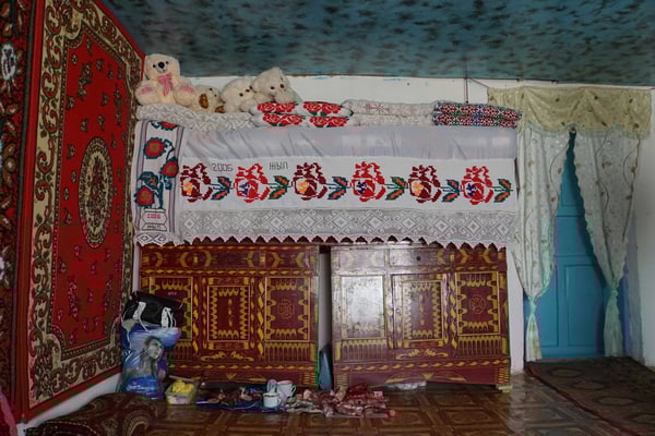 Im Homestay wo es Mittagessen gab...