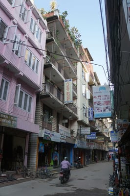 Hier wohne ich in Kathmandu... 