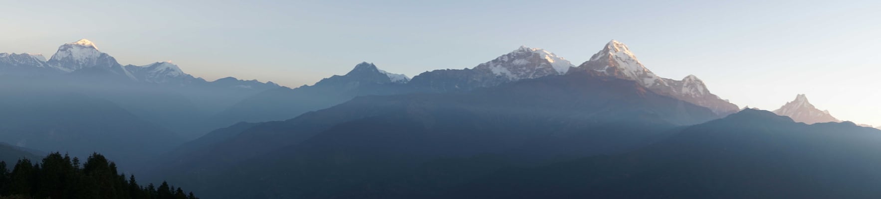 Sonnenaufgang auf Poon Hill...