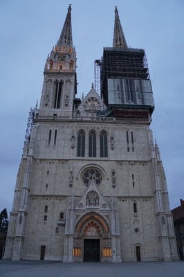 Eine der schönsten Ansichten Zagrebs...