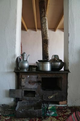 Der Kochherd der Familie...