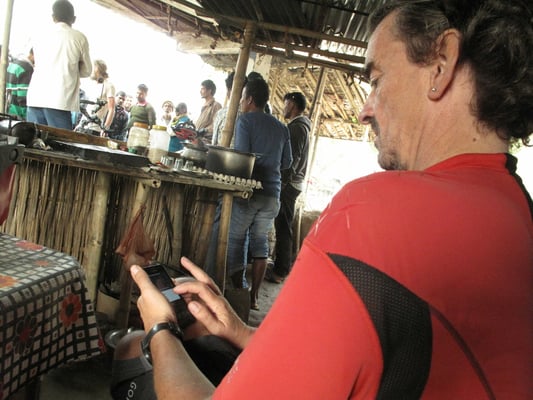 ©www.weltradeln.de - Kirtap macht Beziehungspflege...