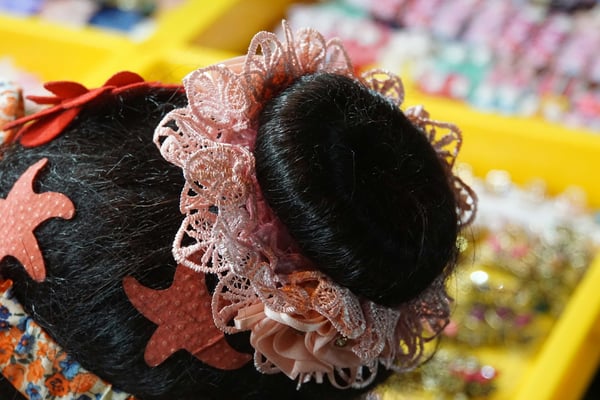 Auch wenn meine Haare weiter wachsen - ein solches Haarband werde ich NIE tragen...