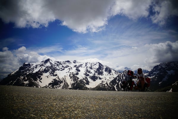 Im Aufstieg zum Galibier...