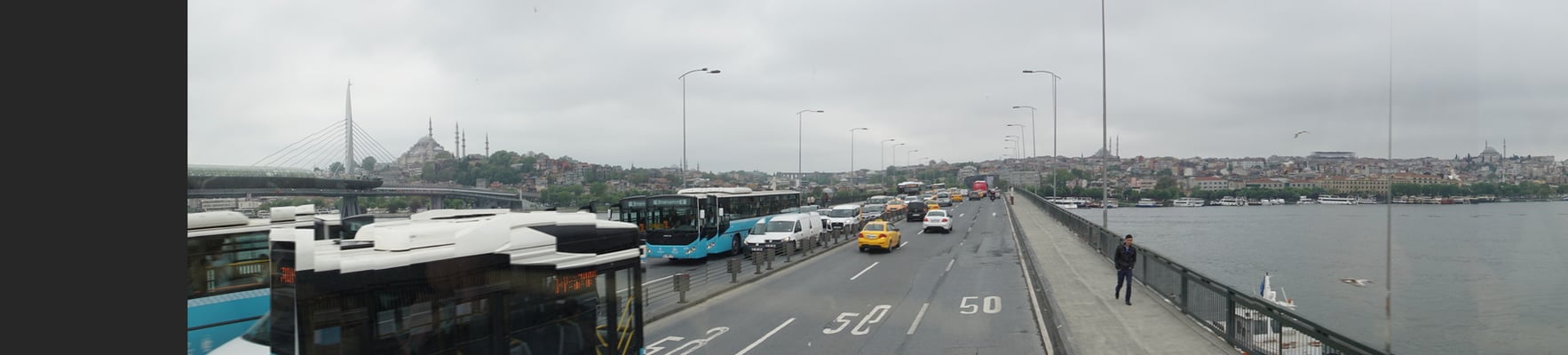Panorama mit Blick auf Karaköy...