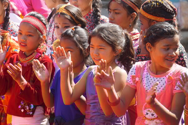 Tanzaufführung in der Innenstadt...