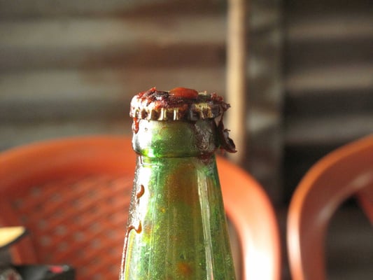 ©www.weltradeln.de - Die Ketchupflaschen - man stumpft ab auf der Reise, meinte mein Radlerfreund Emil in Kirgistan... - und irgendwann ist es dann einfach normal...