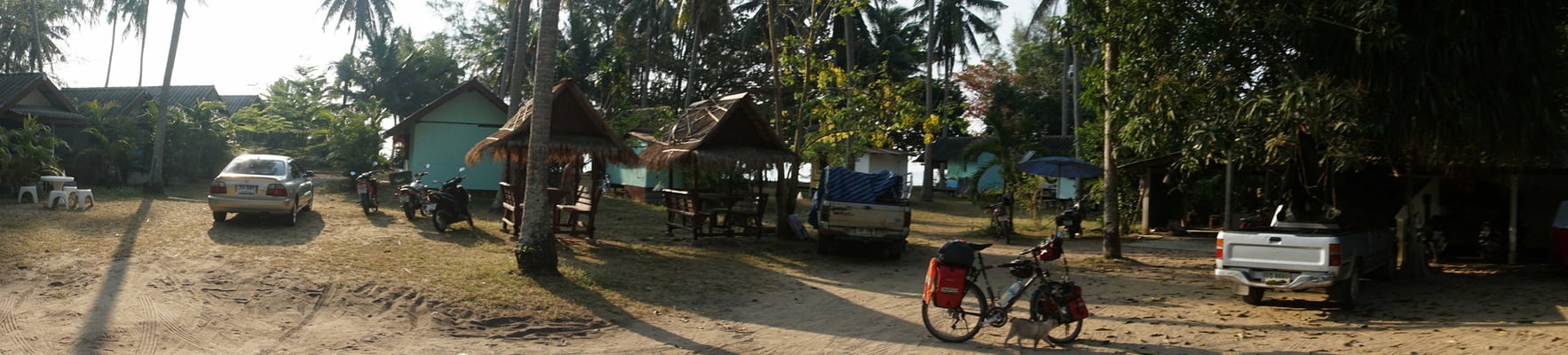Abschied aus dem Lola Resort in Bang Sapahn - schön war's  hier, sehr schön....!
