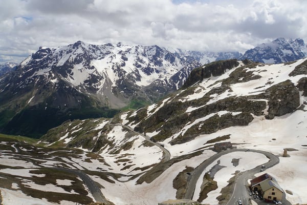 Die Abfahrt vom Galibier...