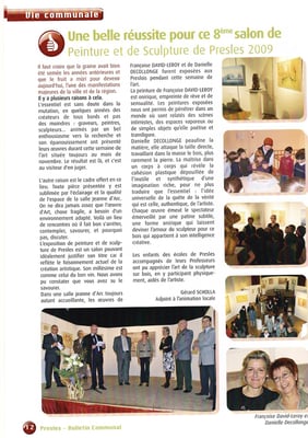 2009_1108 Invitée d'honneur au Salon de Presles 