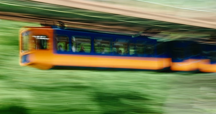 "über der Wupper" Manfred Baumann