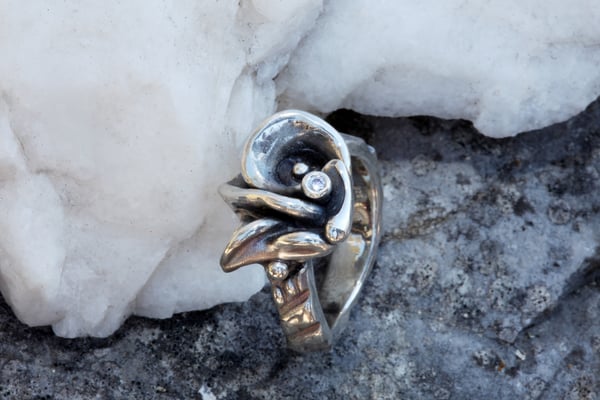 Pièce No B2012-104, argent 925 avec zircon