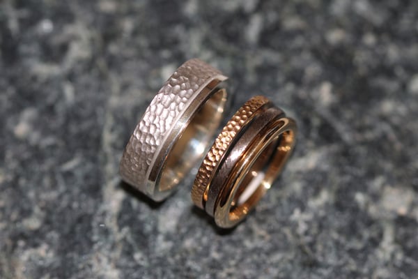 Alliances argent et or  #alliances  #or  #argent  #tricolor