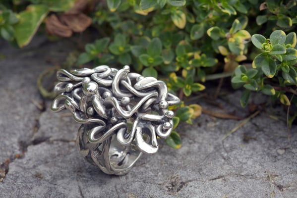 Pièce No B215-120, argent 925 #ring #silverring #jewellery #artjewellery 