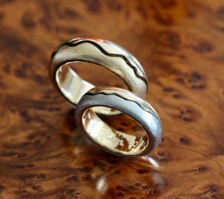 #weddingring #gold #platine #uniquepiece