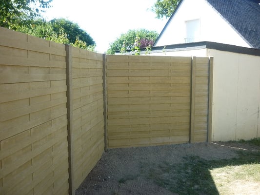 clôture Panneaux béton 35140 Saint-Aubin-du-Cormier