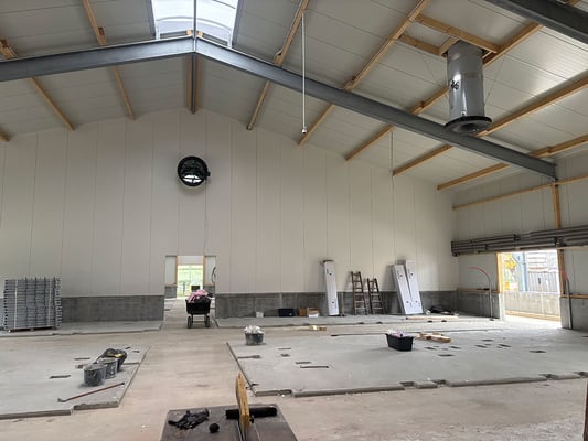 Neubau Sauenstall mit aktuellen Tierwohlstandards der Haltungsstufe 4 