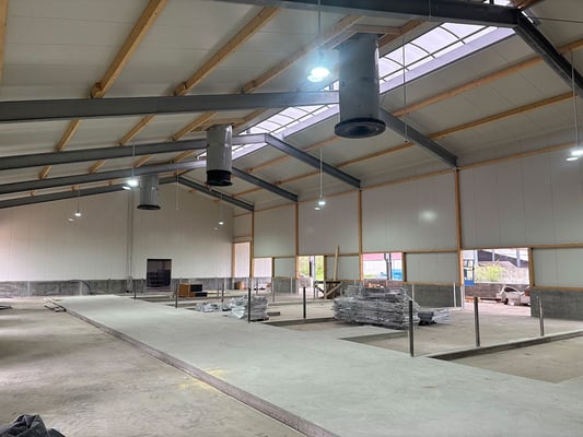 Neubau eines Sauenstalls in Raesfeld - Münsterland - NRW