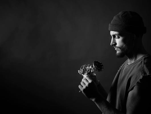 portrait studio masculin