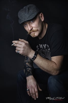 portrait studio masculin