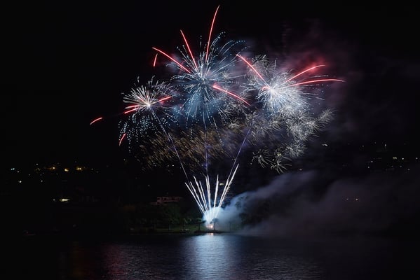 photographie de reportage événementiel corporate spectacle de feux d'artifice