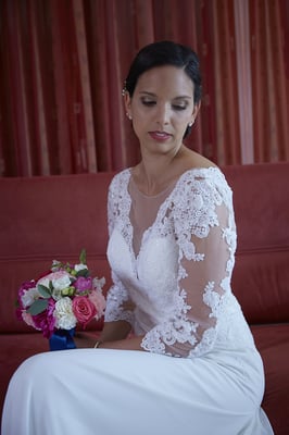 mariage pendant les préparatifs de la mariée la robe de mariée portrait de la mariée