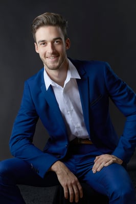 portrait studio corporate masculin