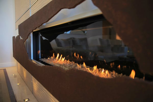 photographie corporate architecture cheminée moderne